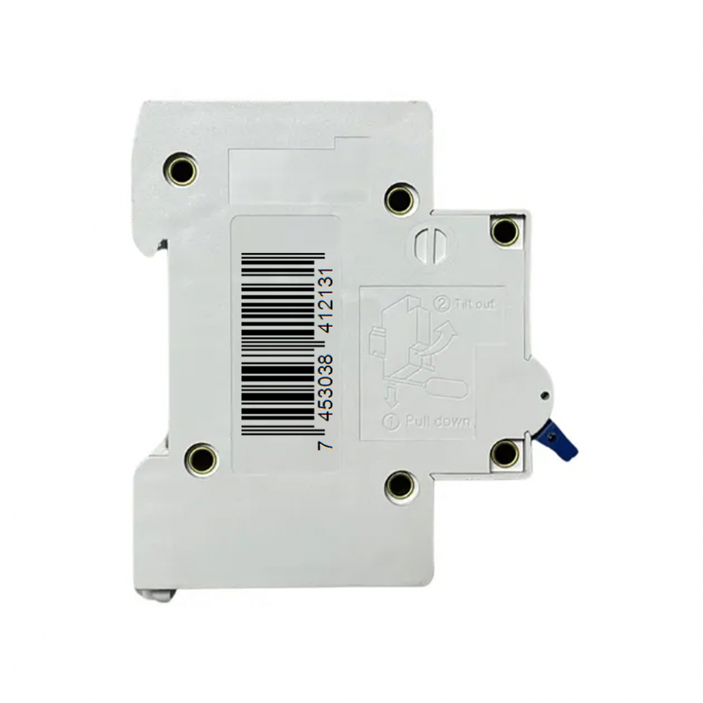 Interruptor - breaker - termomagnético de 20 A 1 polo tipo europeo Troen - Miniatura 2