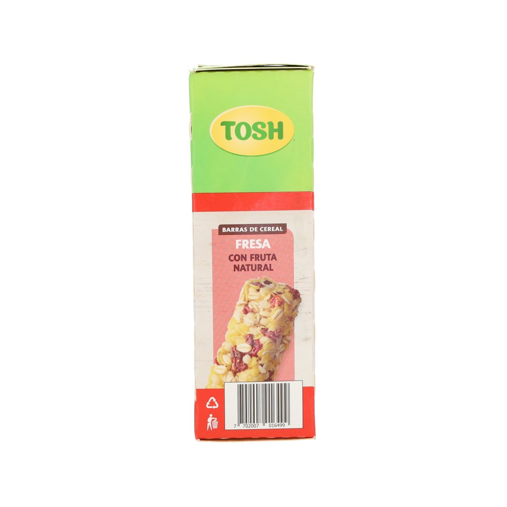 Barras de cereal con trozos de fresa Tosh (138 g / 4.9 oz) - Miniatura 3