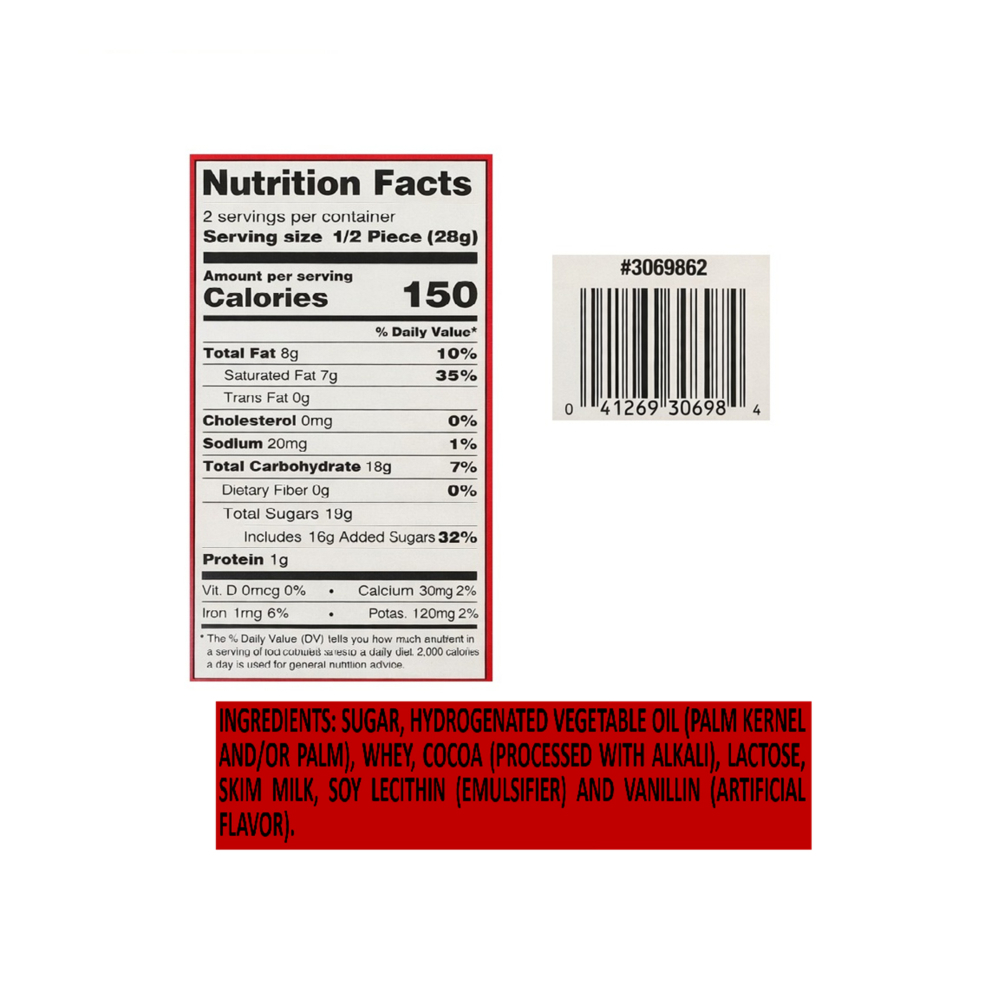 Bombón en forma de corazón Happy Valentine's Day Palmer (56 g / 2 oz) - Miniatura 2