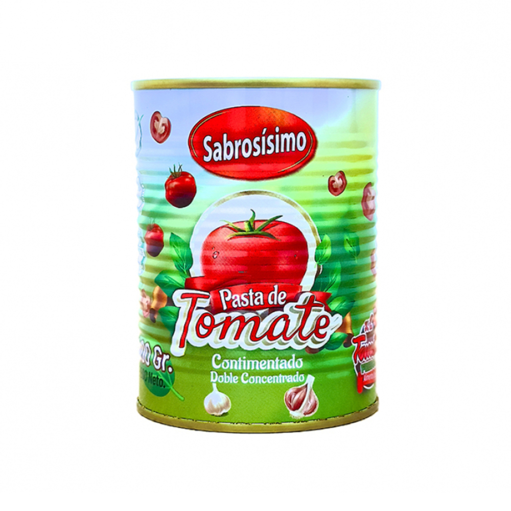 Combo Espagueti Pasta Rosso (4 x 500 g / 1.1 lb) x Pasta de tomate doble concentrada condimentada Sabrosísimo (800 g / 28.22 oz) - Miniatura 2
