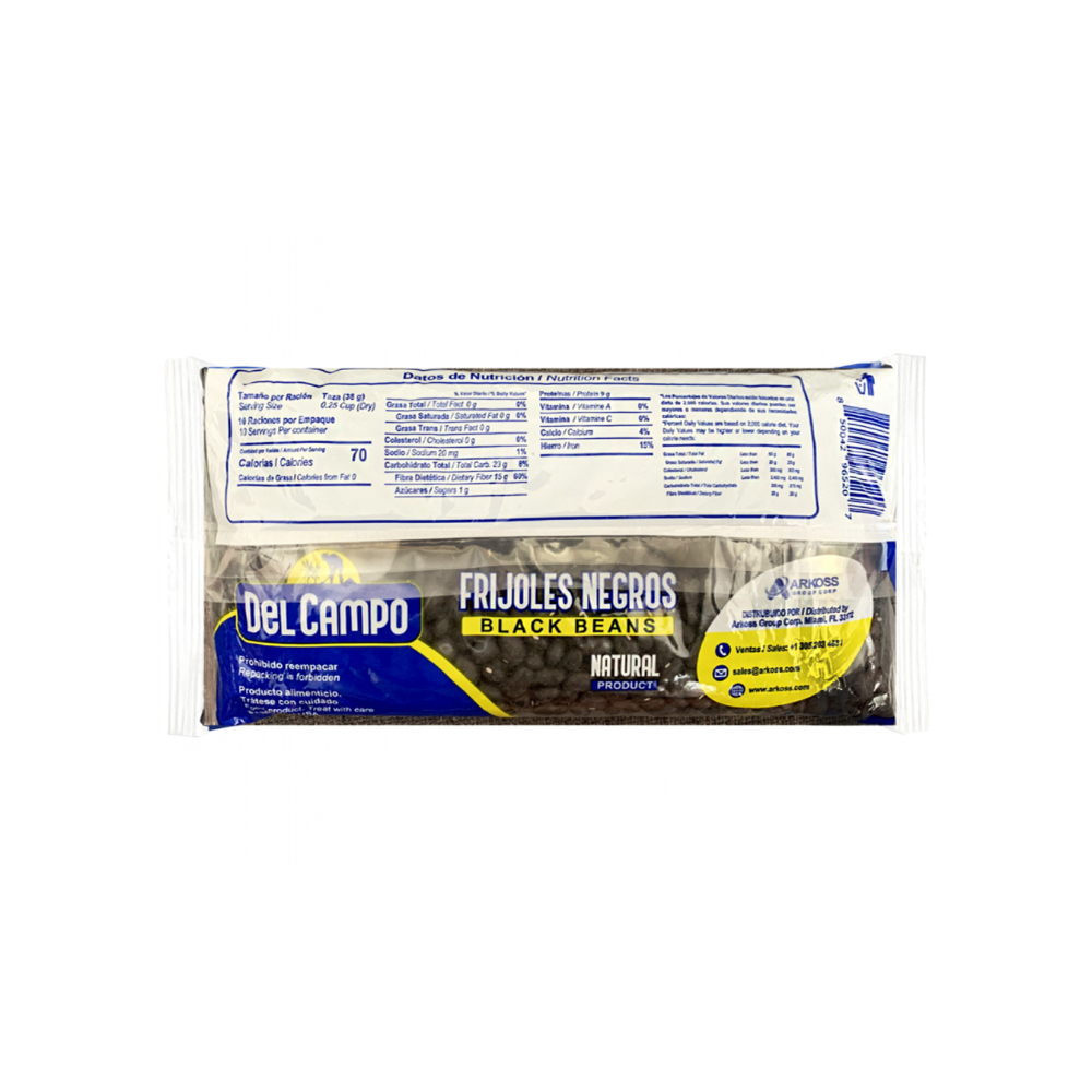 Frijoles negros Del Campo (454 g / 1 lb) - Miniatura 2