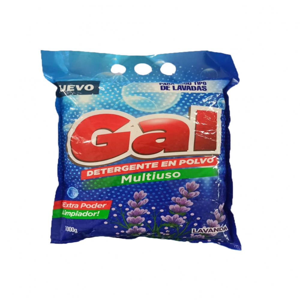 Detergente en polvo aroma lavanda Gal (1 kg / 2.20 lb) - Miniatura 2