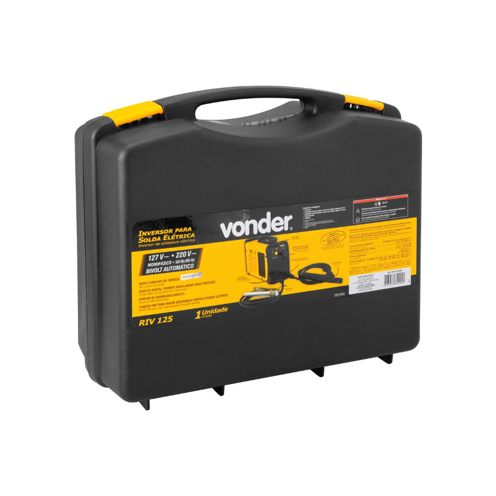 Inversor de soldadura eléctrica Vonder RIV125 - Miniatura 2