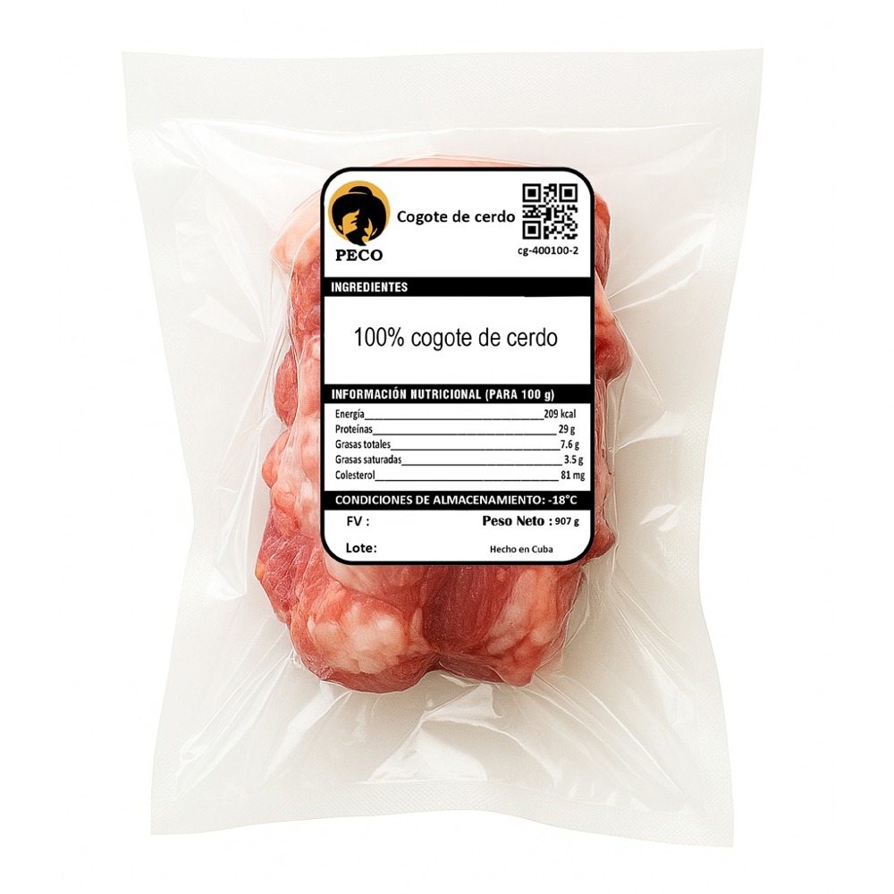Cogote de cerdo Peco (907 g / 2 lb) - Miniatura 2