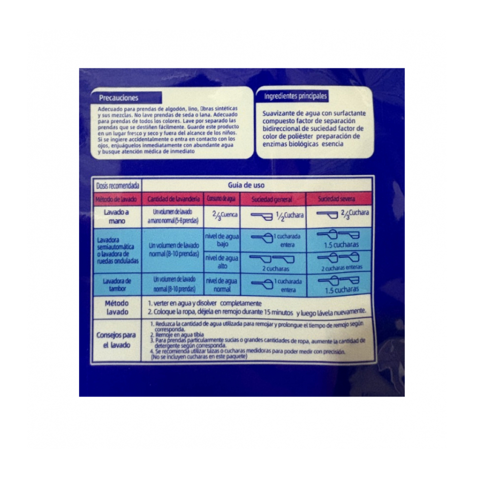 Detergente en polvo Sparkle Wash (2 x 900 g / 1.98 lb) - Miniatura 3