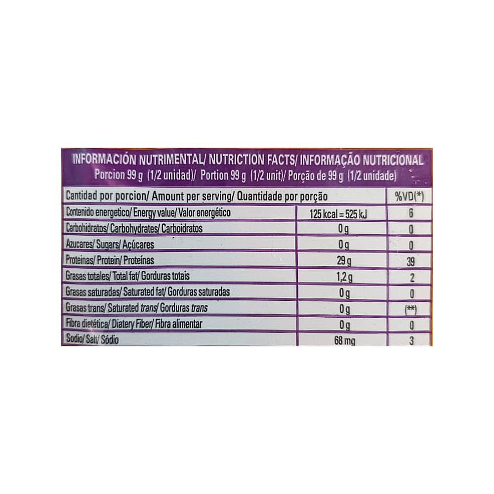 Pechuga de pollo sin piel y sin hueso Sadia (1 kg / 2.2 lb) - Miniatura 3