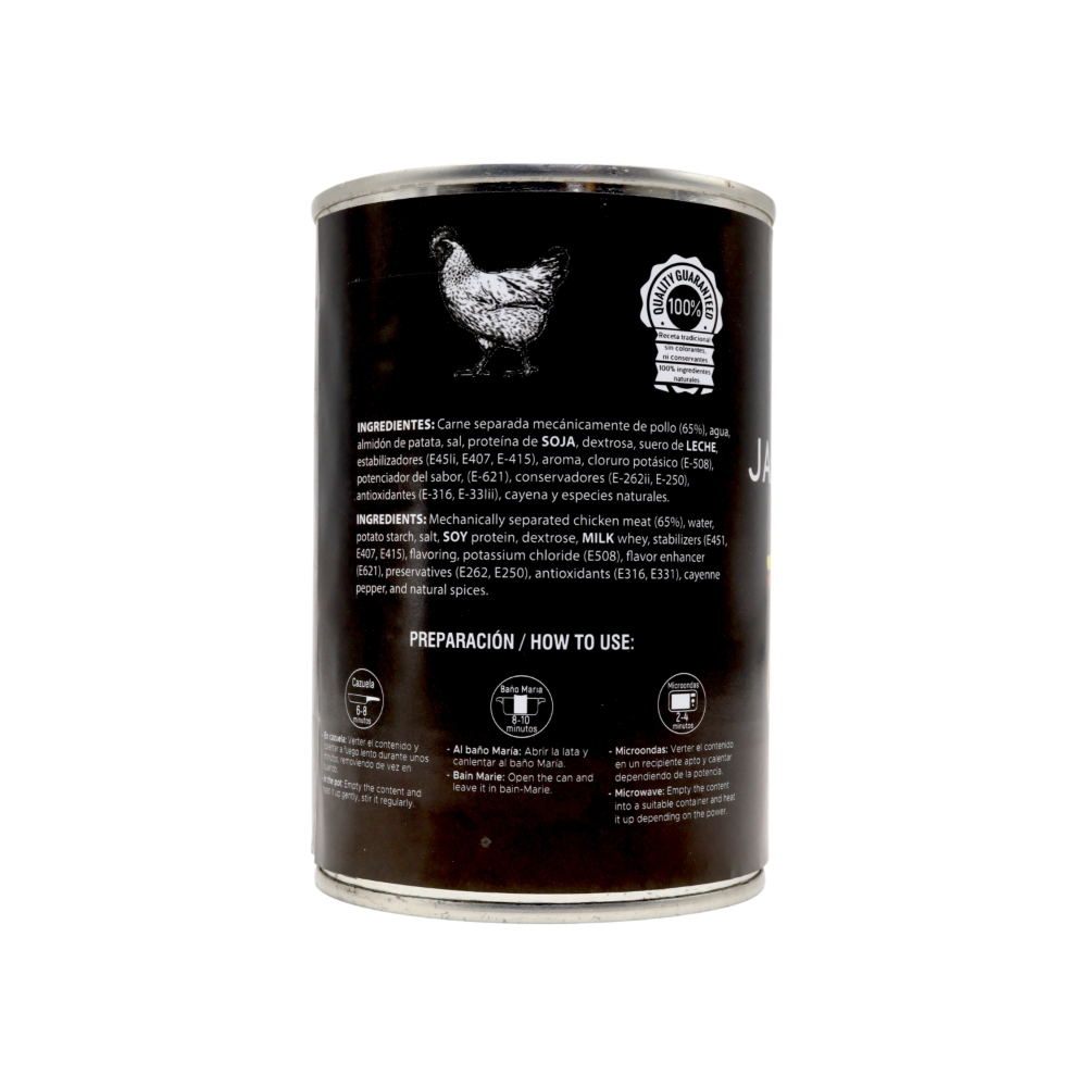 Spam fiambre jamón del diablo pollo Martínez Campera (400 g / 14.11 oz) - Miniatura 2