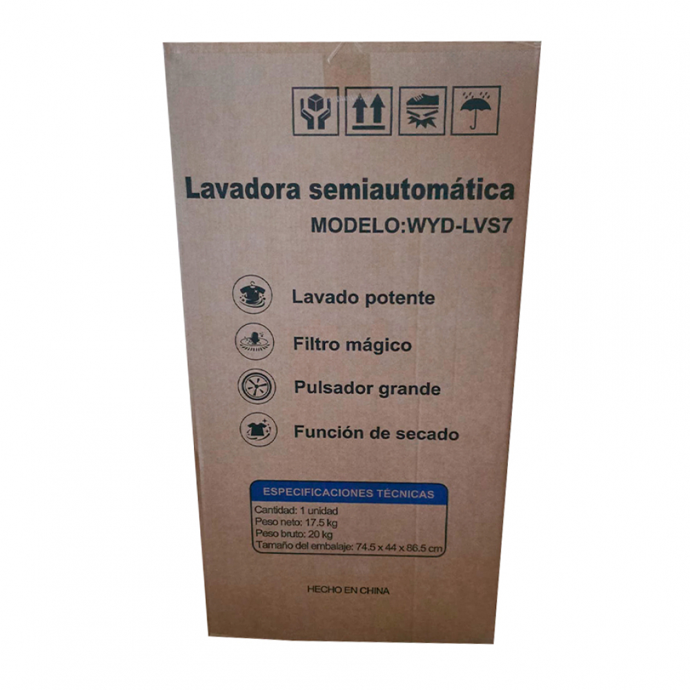 Lavadora semiautomática 7 kg Wynwood WYD-LVS7 - Miniatura 3