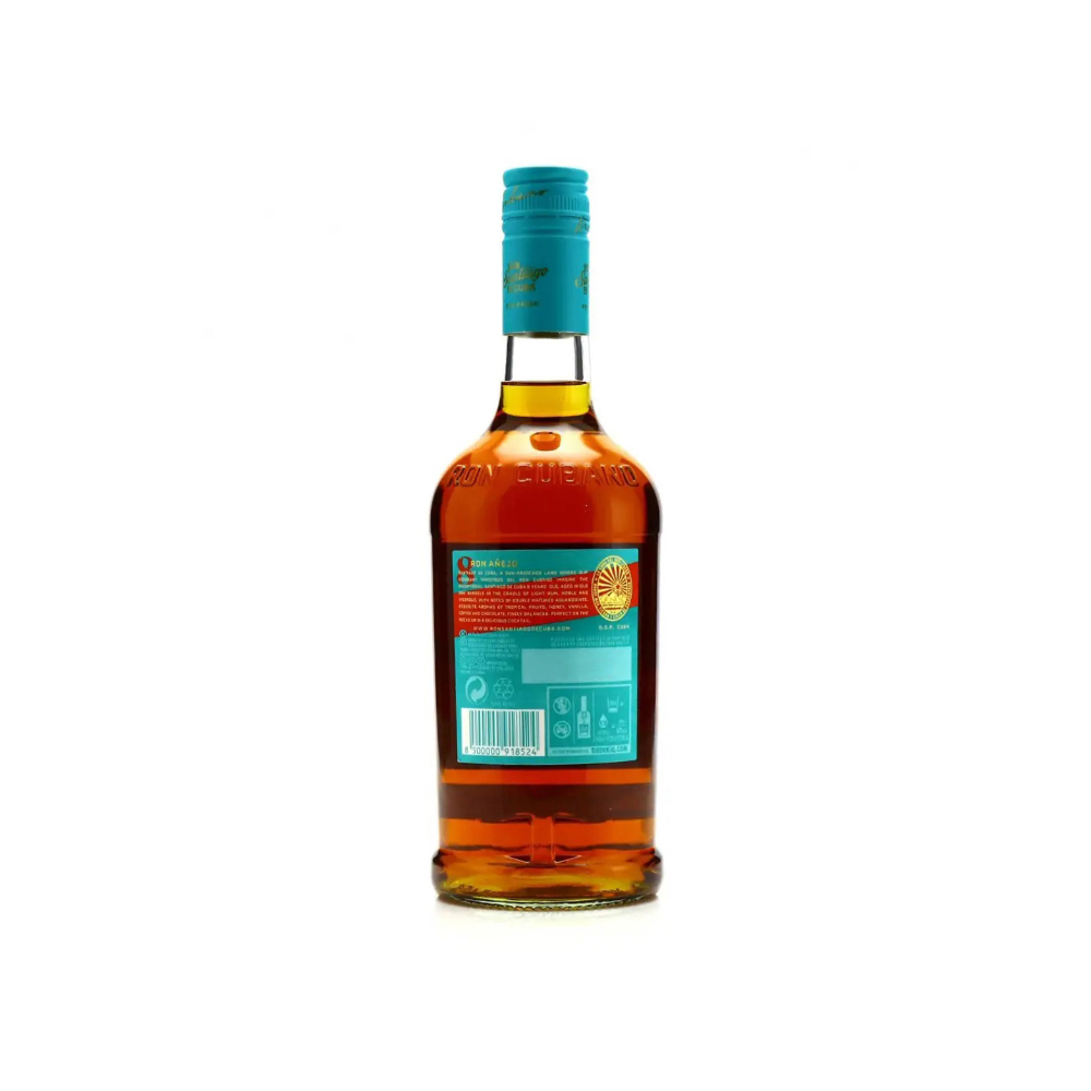 Ron Añejo 8 años Santiago de Cuba (700 ml) - Miniatura 3