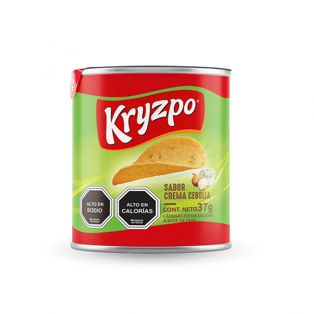 Papas fritas sabor crema cebolla Kryzpo (37 g / 1.3 oz) - Miniatura 3