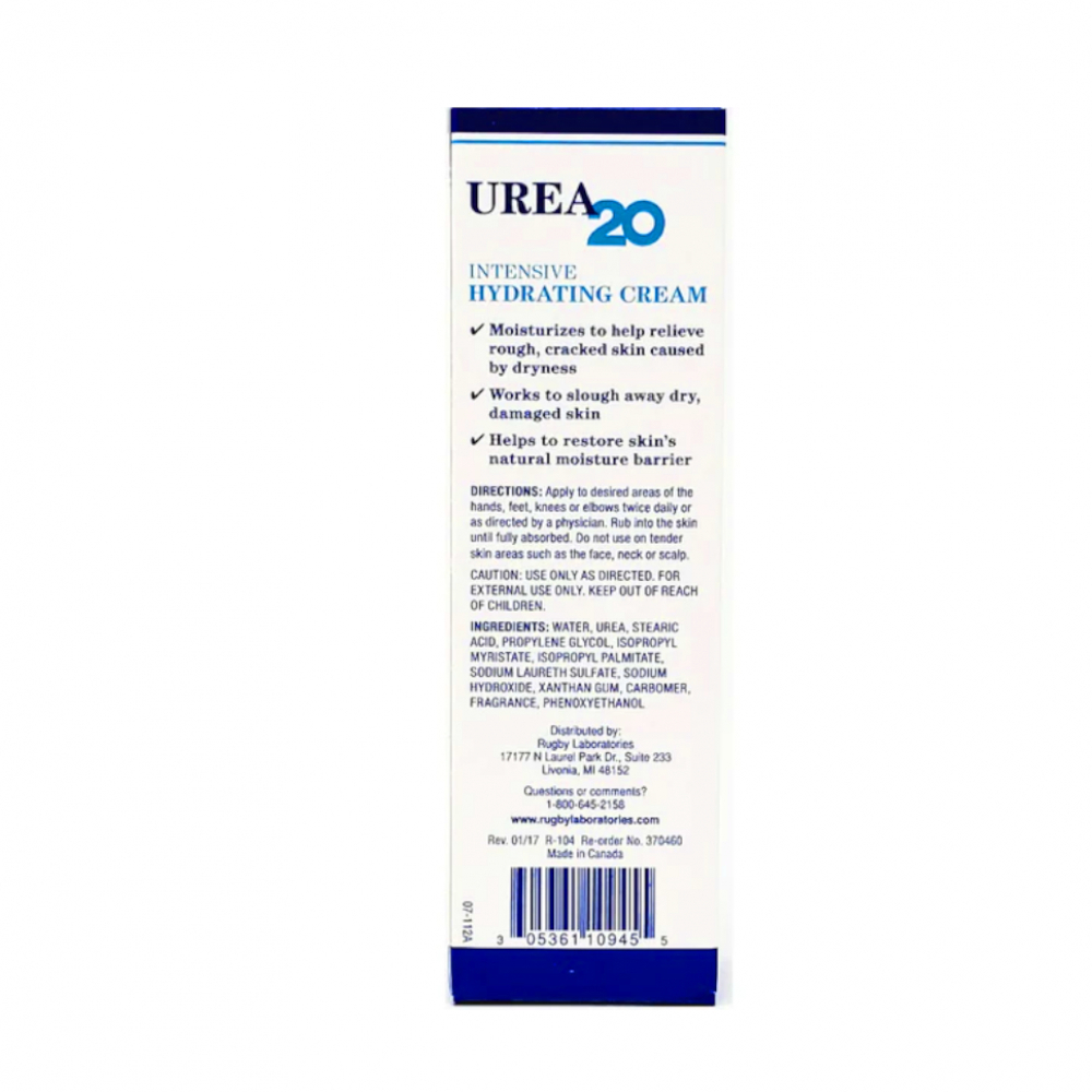Crema hidratante intensiva Urea 20 Rugby (85 g / 3 oz) - Miniatura 2