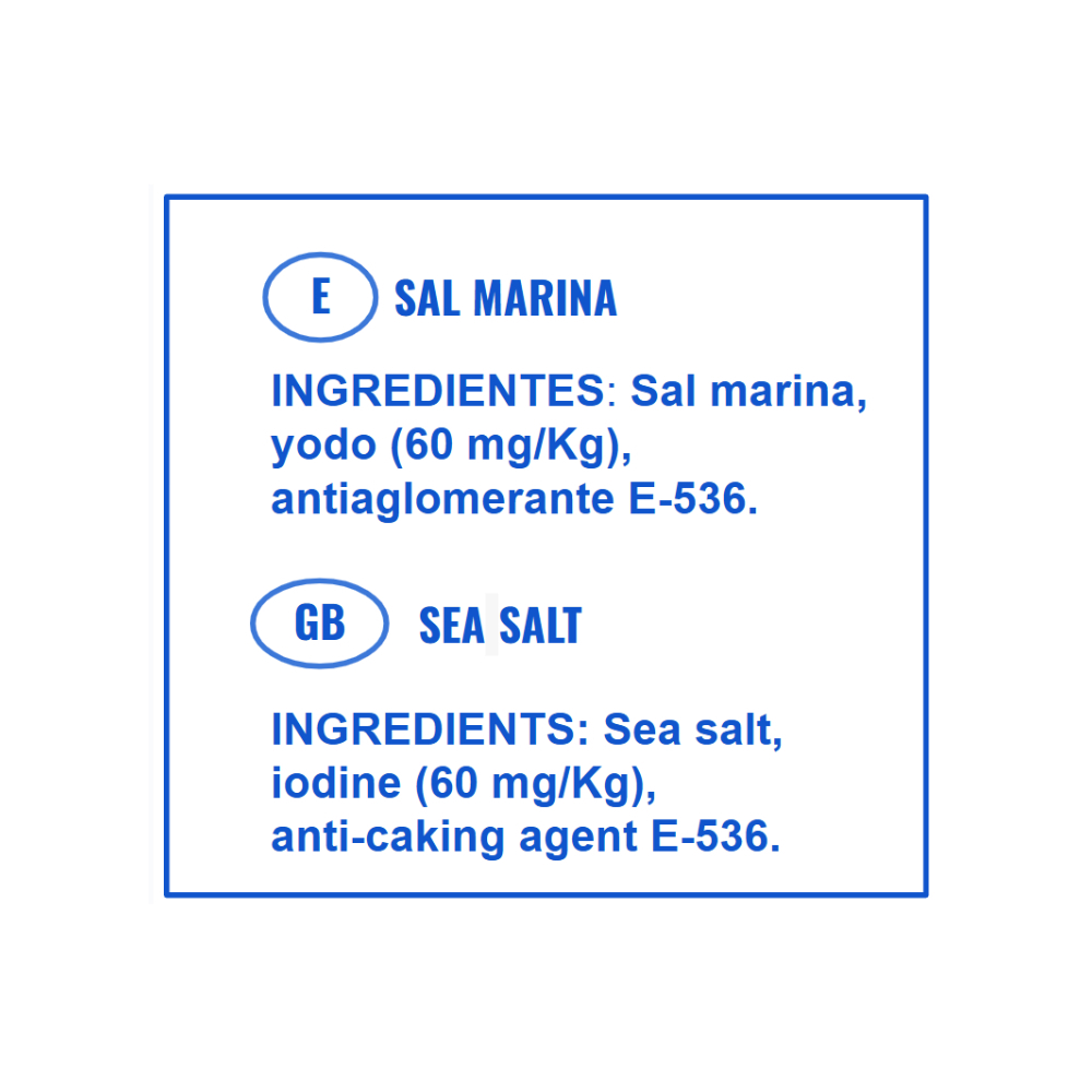Sal yodada Bueno (1 kg / 2.2 lb) - Miniatura 4