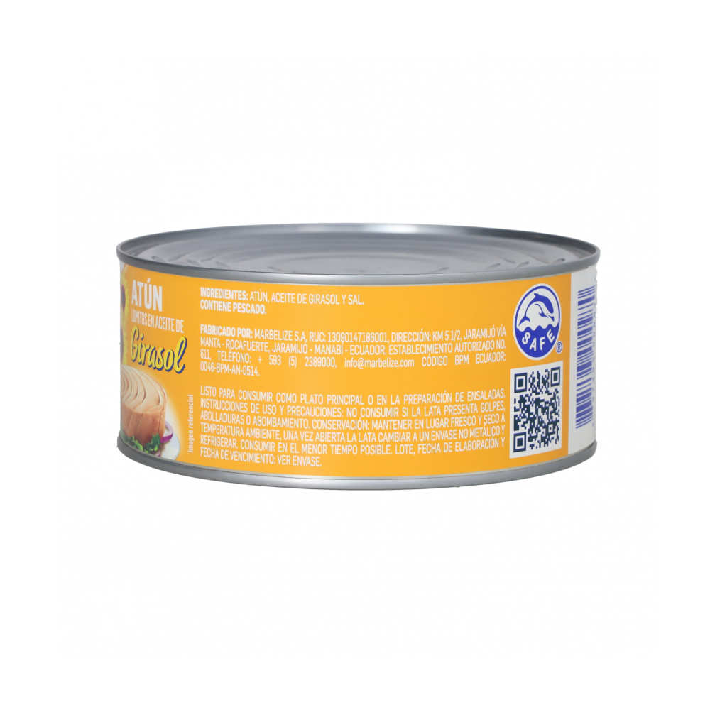 Atún lomitos en aceite de girasol Yeli (1 kg / 2.2 lb) - Miniatura 3