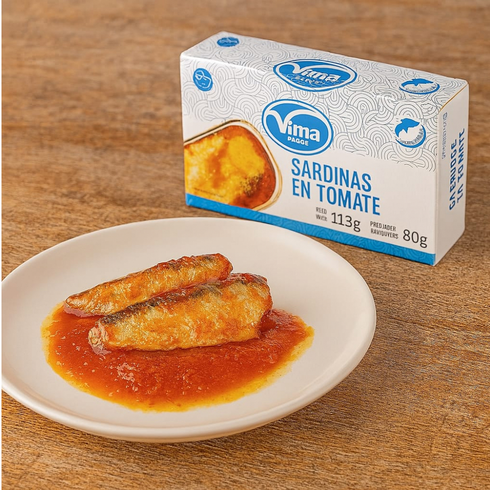 Sardinas en tomate Vima Foods (113 g / 3.98 oz) - Miniatura 3