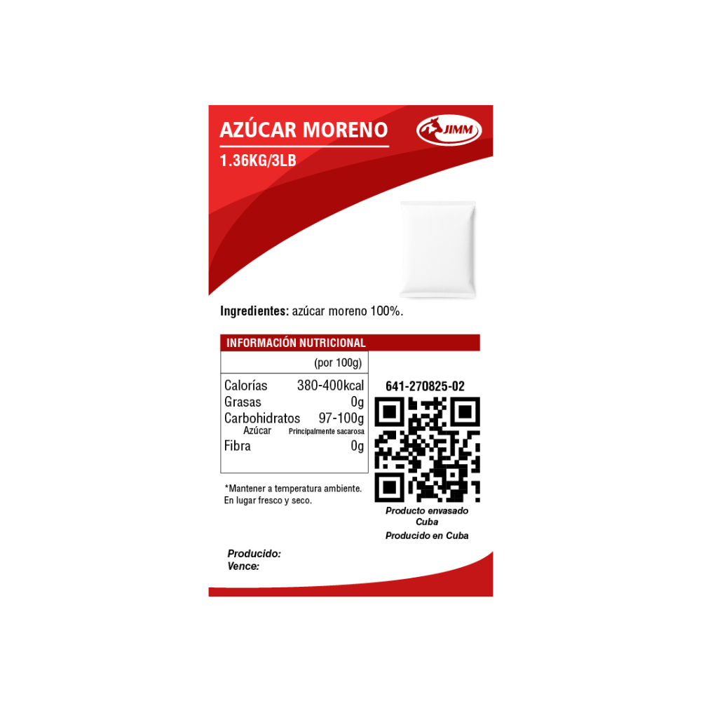 Azúcar moreno Jimm (1.36 kg / 3 lb) - Miniatura 2