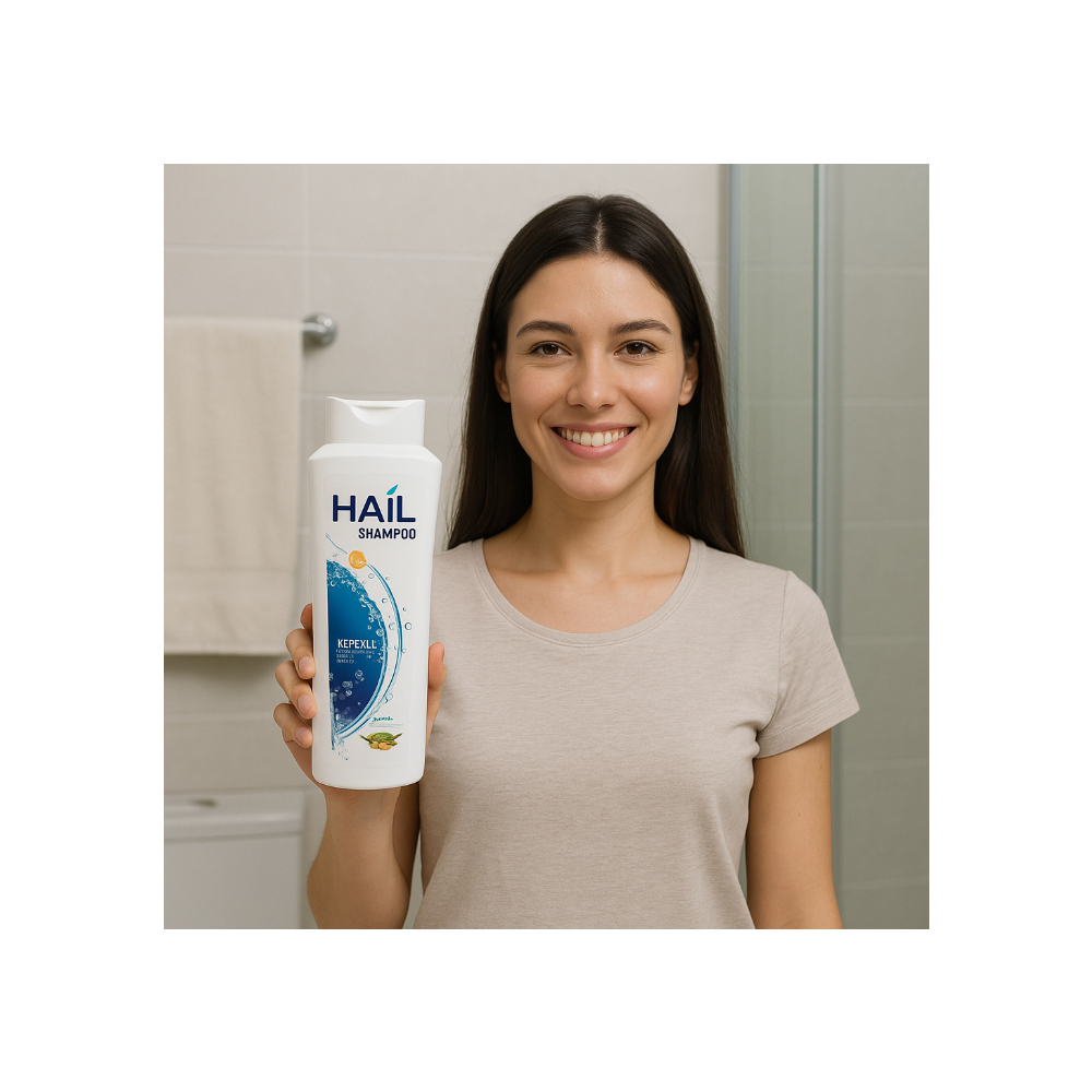 Champú anticaspa de ajo y laurel Hail (600 ml) - Miniatura 4