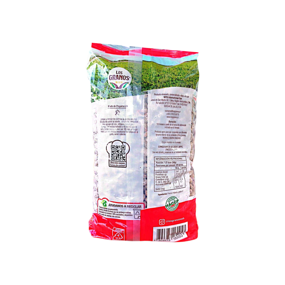 Poroto hallado Los Granos (1kg / 2.2 lb) - Miniatura 3