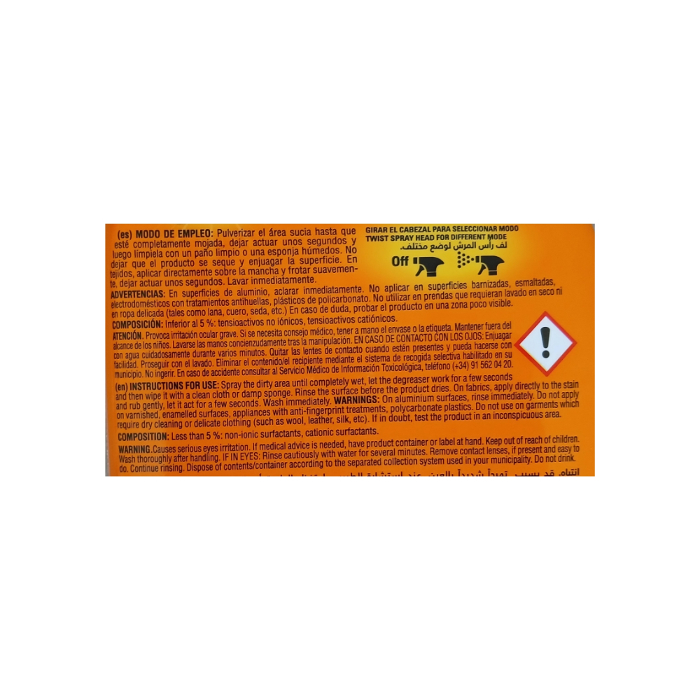 Quitagrasas profesional fórmula 609 La Salud (750 ml) - Miniatura 2