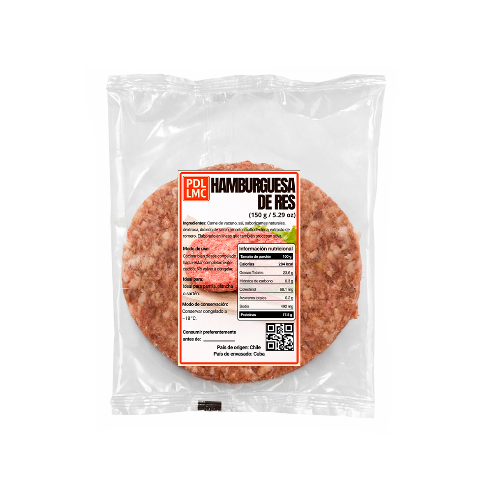 Hamburguesa de res PDL LMC (150 g / 5.29 oz) - Miniatura 2