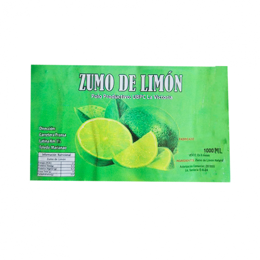 Zumo de limón (5 x 1 L) - Miniatura 2