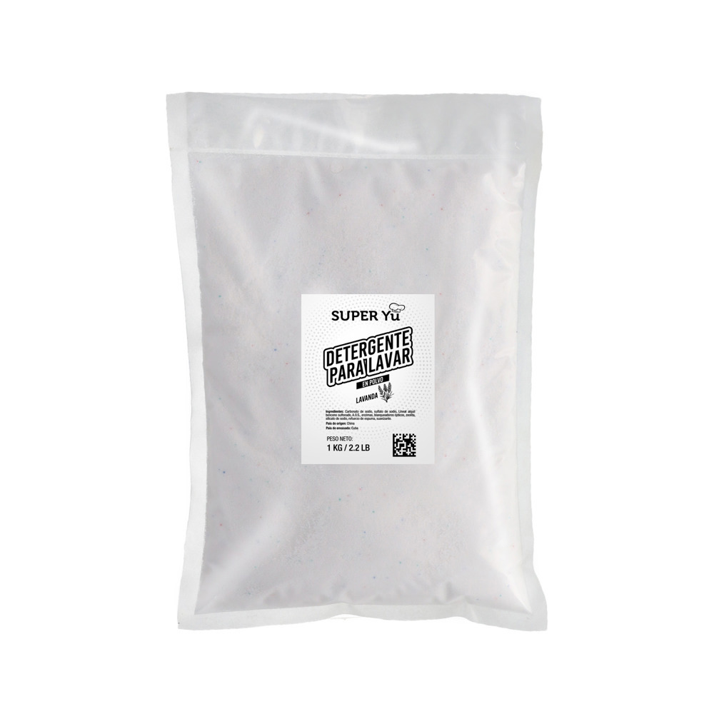 Detergente en polvo con aroma a lavanda Super Yu (1 kg / 2.2 lb) - Miniatura 3