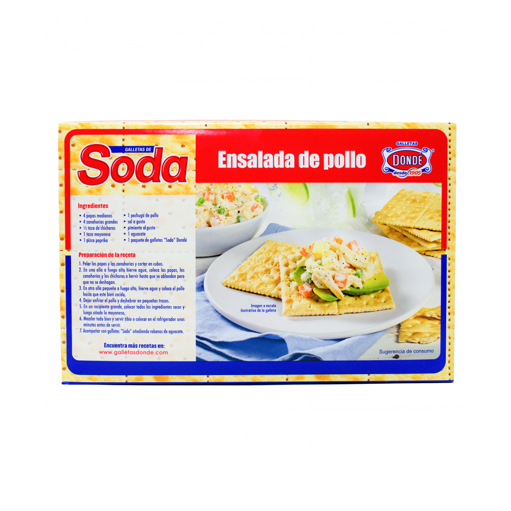Galletas de soda Dondé (3 x 800 g / 1.76 lb) - Miniatura 4