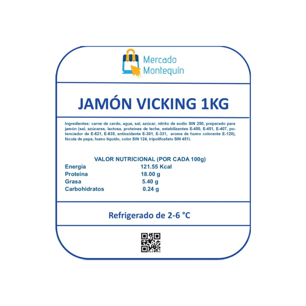 Jamón vicking Montequín (1 kg / 2.2 lb) - Miniatura 3