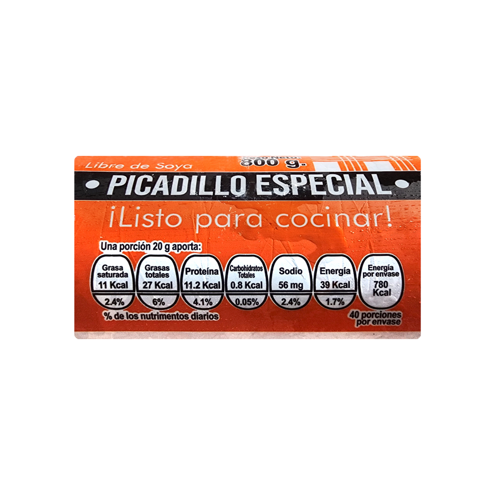 Picadillo especial mixto condimentado La Favorita (800 g / 1.76 lb) - Miniatura 3