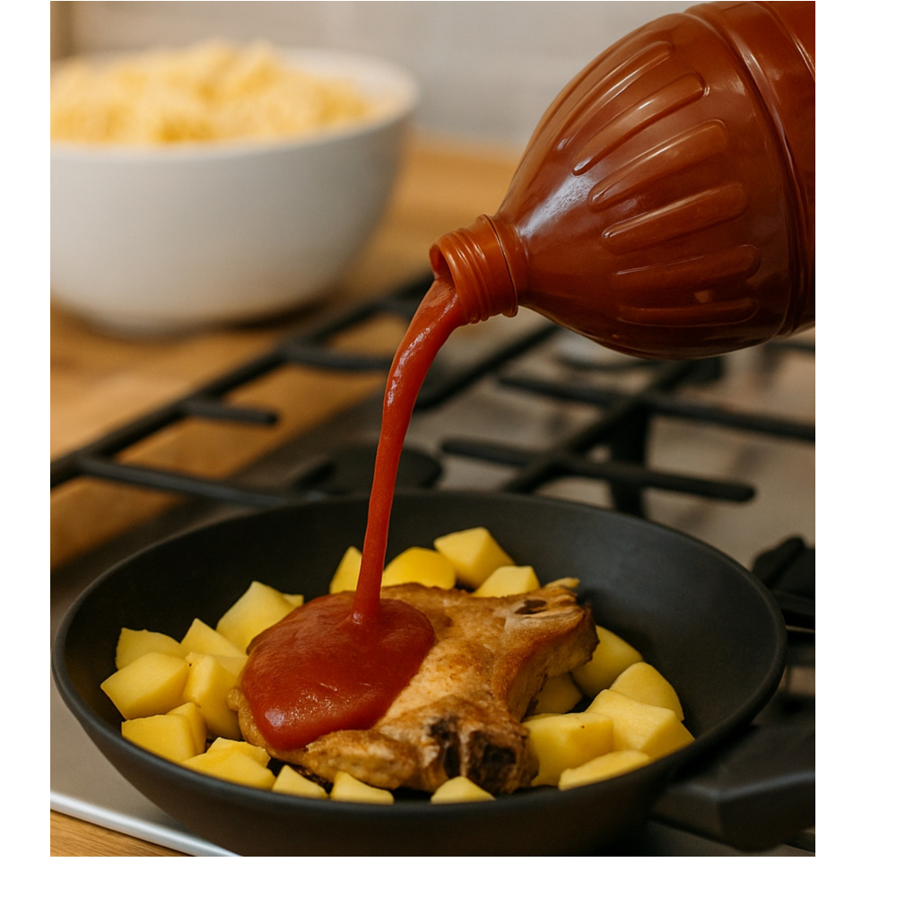 Salsa de tomate condimentada El Roble (1 kg / 2.2 lb) - Miniatura 4