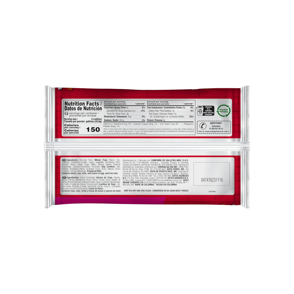 Galletas de fresa Festival (403 g / 14.22 oz) - Miniatura 2