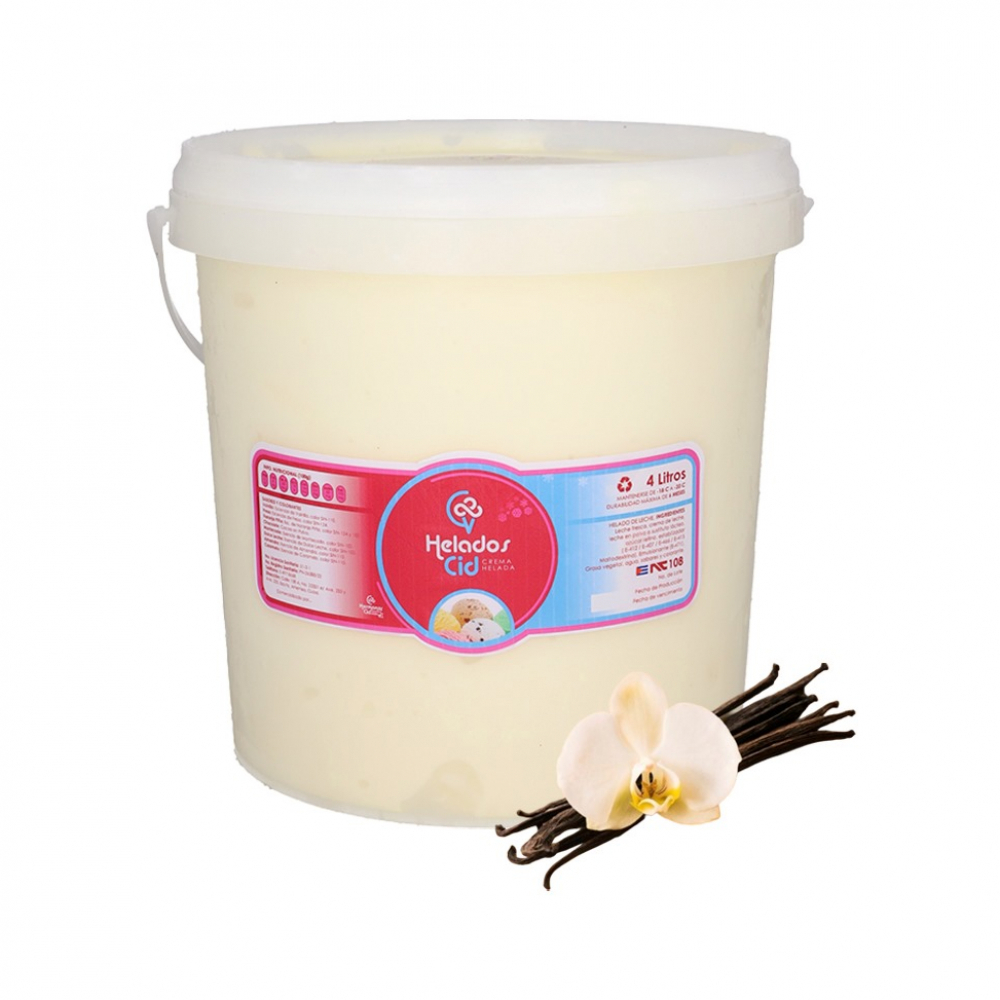 Helado sabor vainilla CID (4 L) - Miniatura 2