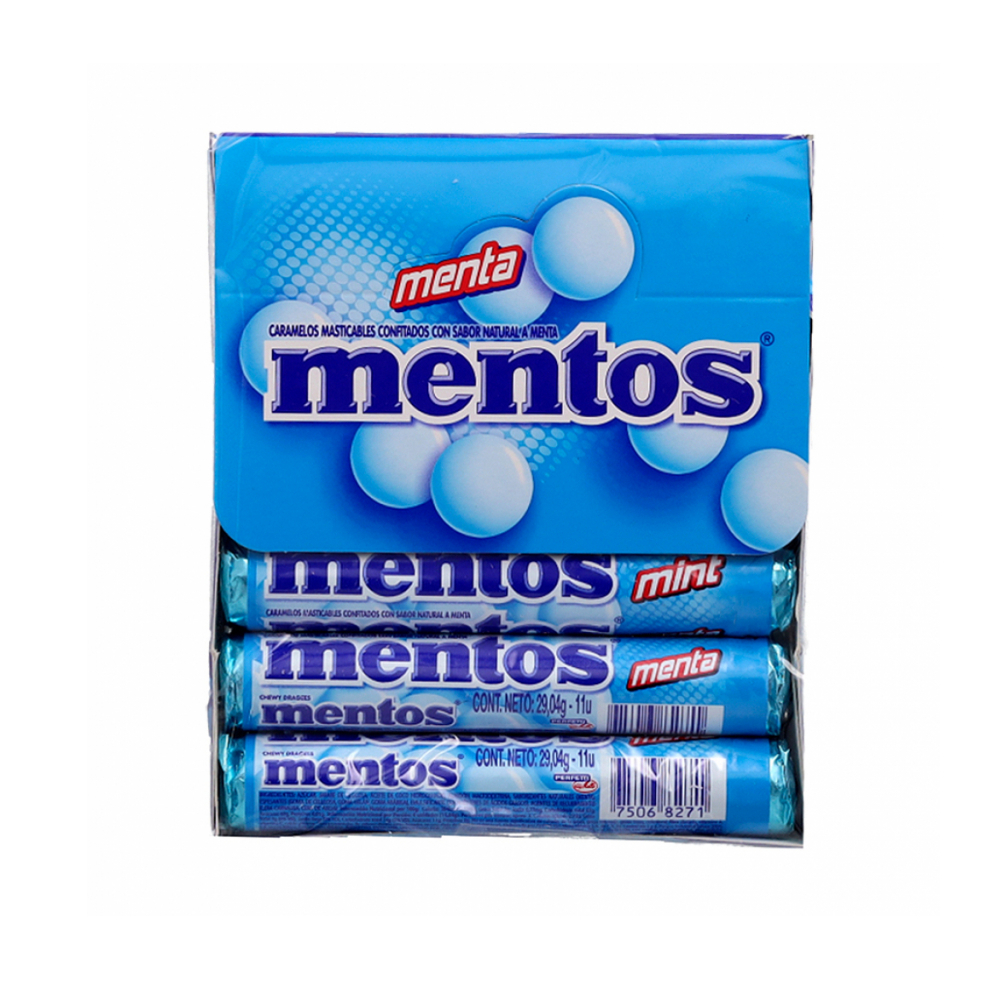 Caramelo masticable sabor menta Mentos (406.5 g / 14.34 oz) - Miniatura 2