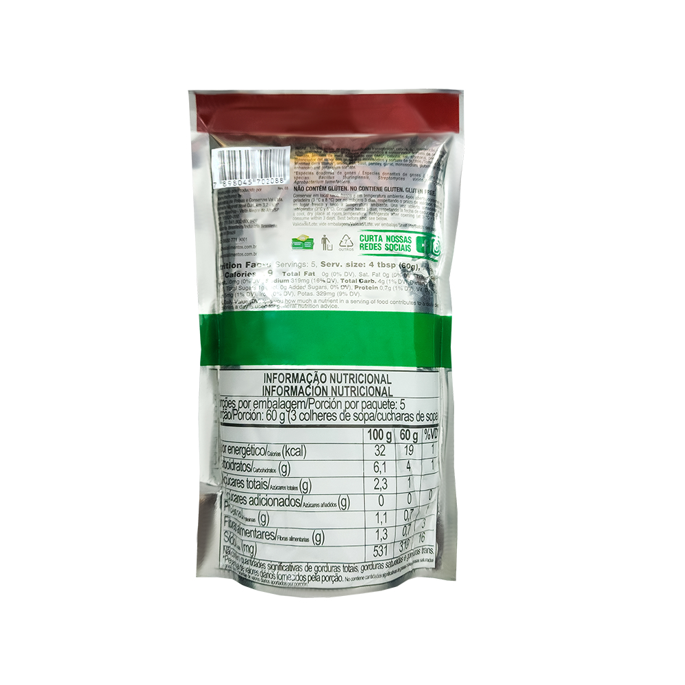 Salsa de tomate albahaca Val (300 g / 10.5 oz) - Miniatura 2