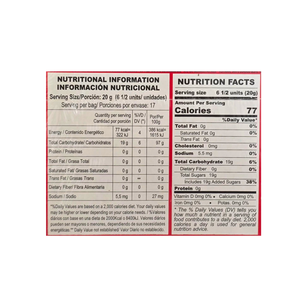 Caramelos duros sabor a cereza y mentol Freegells (334.8 g / 11.80 oz) - Miniatura 3