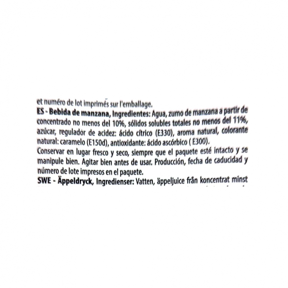 Jugo de manzana Badelli (200 ml / 6.76 oz fl) - Miniatura 2