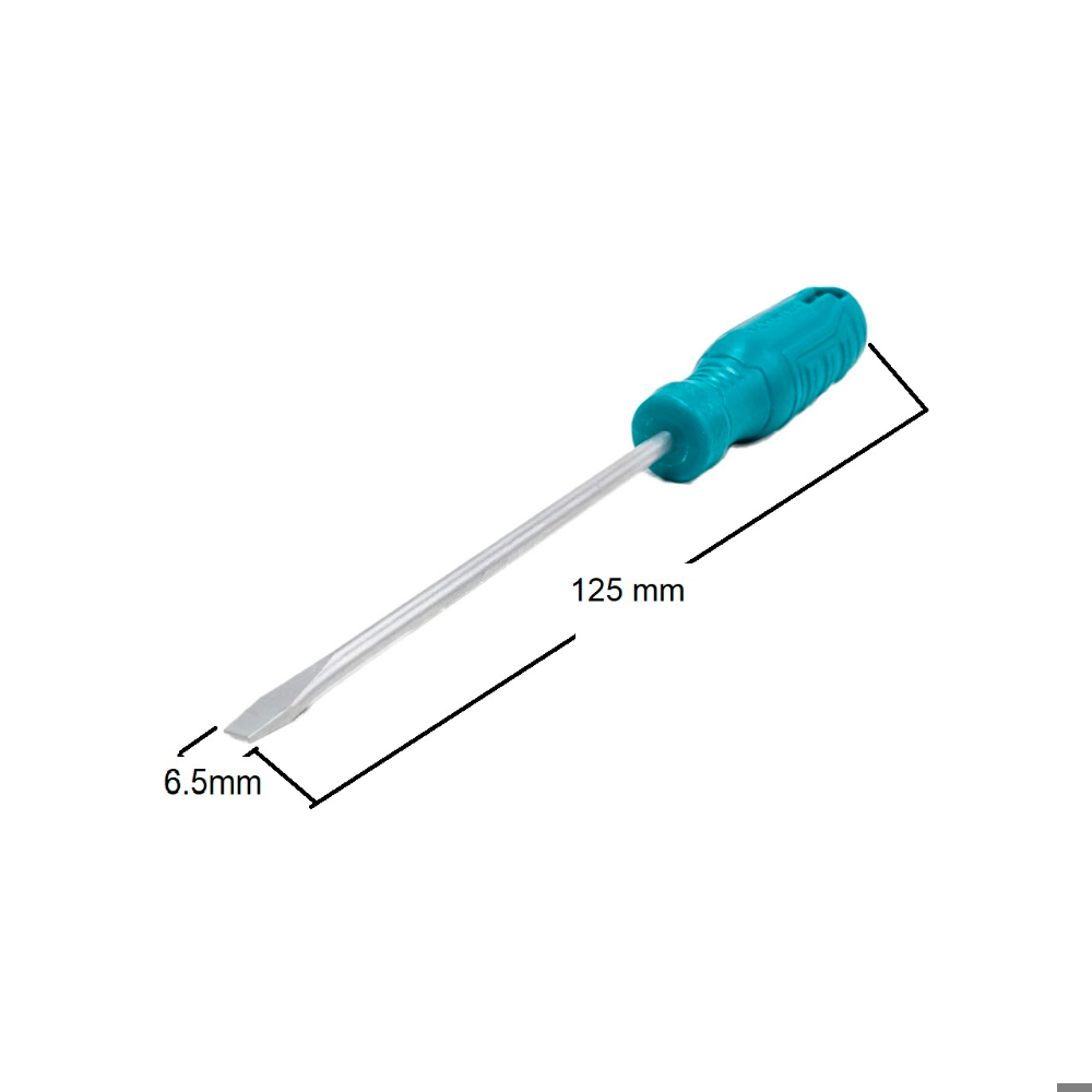 Destornillador de paleta SL6.5 x 125 mm Total Tools THTDC2156 - Miniatura 4