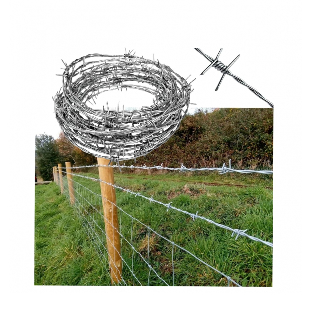 Rollo de alambre de púas 200 m Redal - Miniatura 4