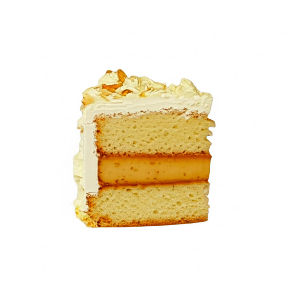 Cake tres leches y nata relleno con flan Kaona (10 personas) - Miniatura 3