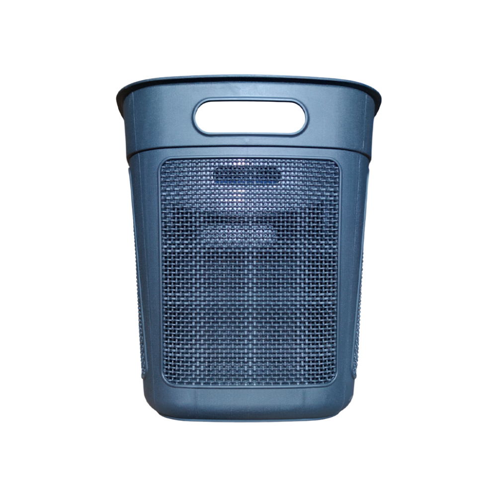 Basurero - contenedor o cesto - de plástico tipo canasta de 15 L Max Plast - Miniatura 2