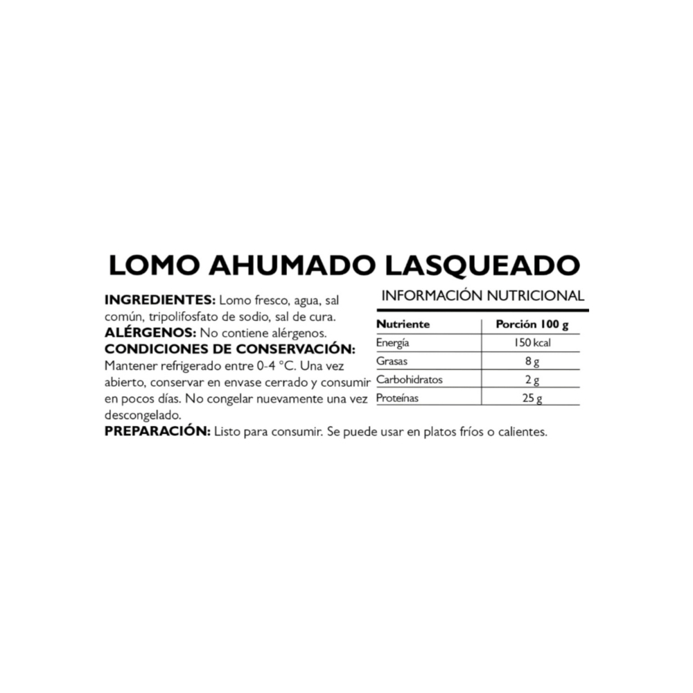 Lomo ahumado lasqueado Pruébalo (450 g / 16 oz) - Miniatura 4
