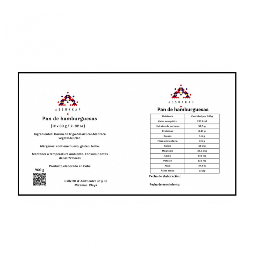 Pan de hamburguesas (12 x 80 g / 2. 82 oz) - Miniatura 3