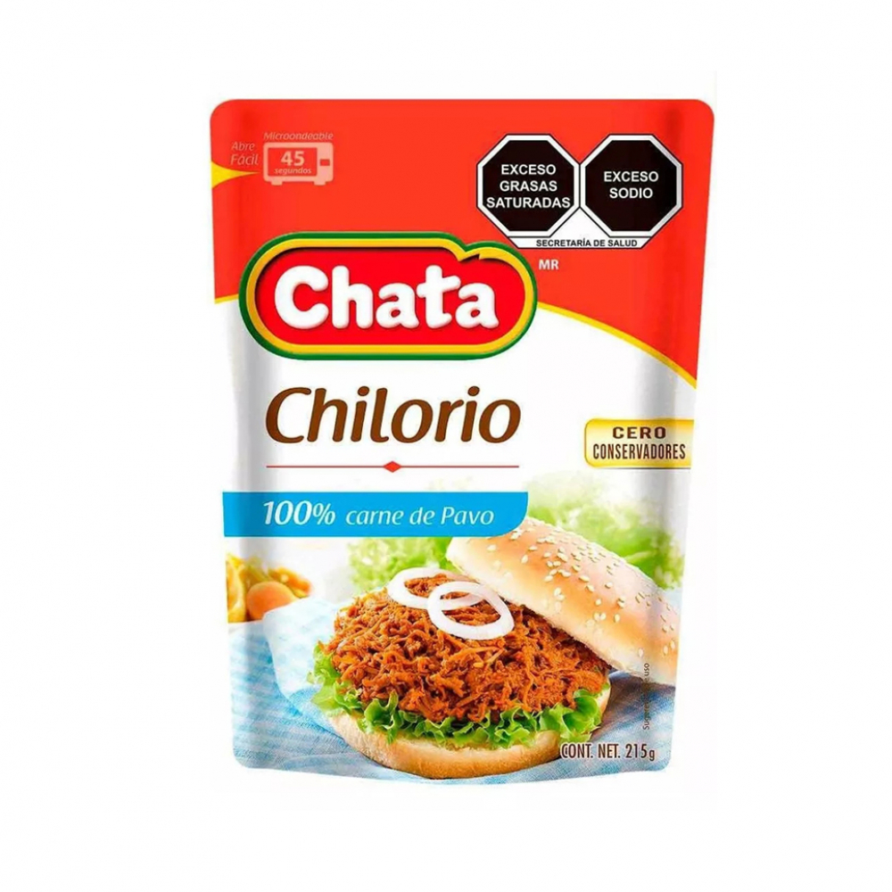 Carne 100% de pavo condimentada Chilorio Chata (215 g / 7.58 oz) - Miniatura 4