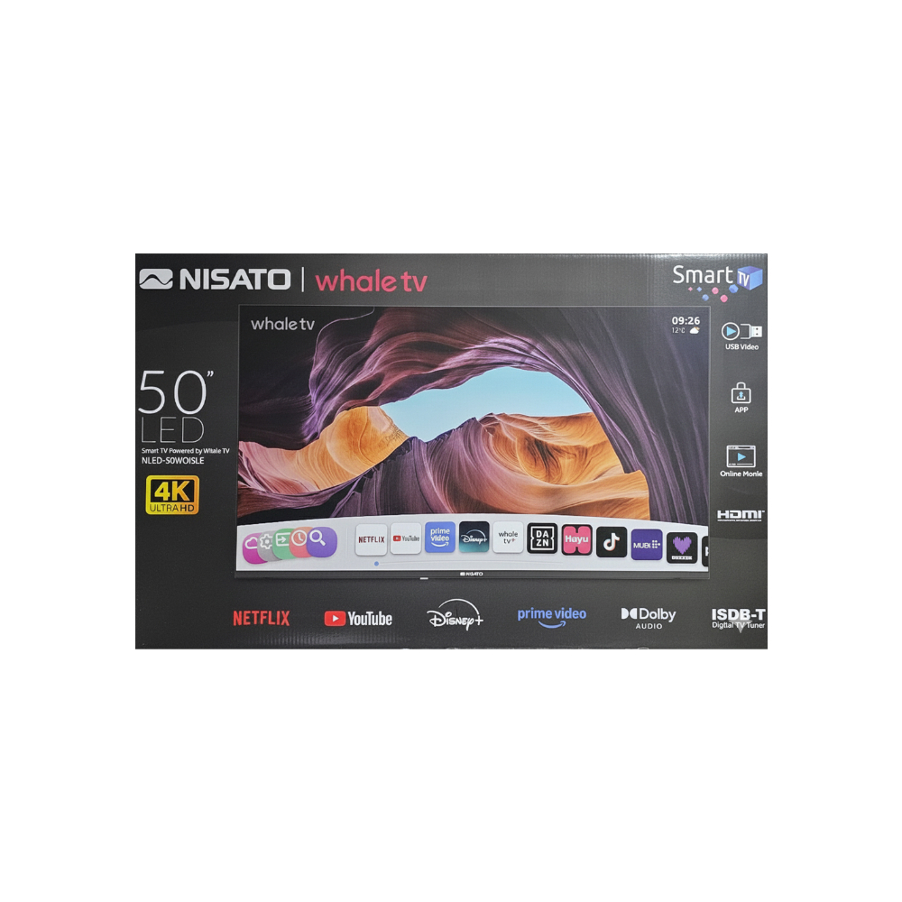Televisor smart TV HD de 50" Nisato NLED-50WOISLE - Miniatura 3