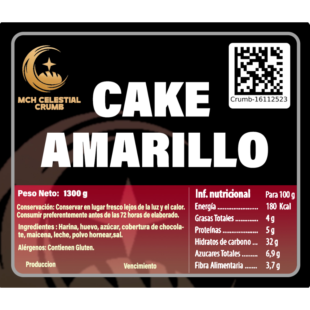 Cake amarillo MCH-Celestial Crumb (10 comensales) - Miniatura 3