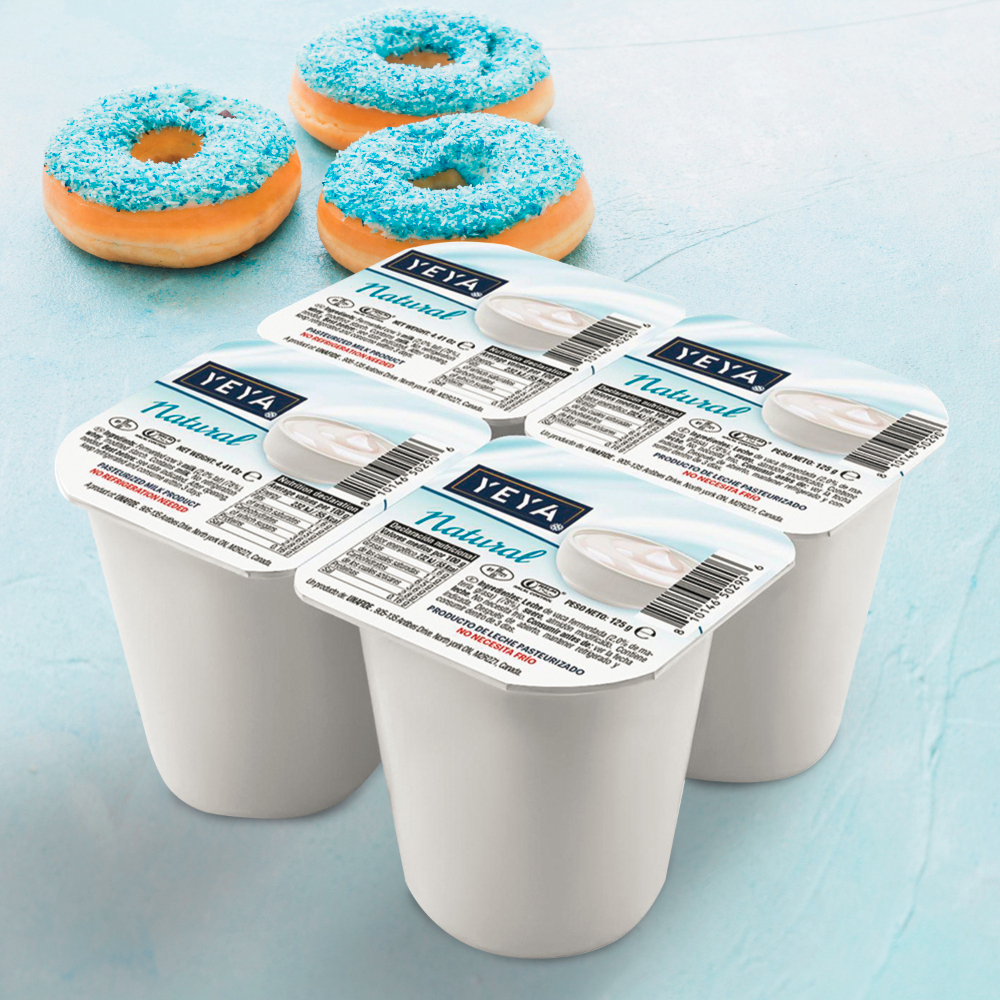 Yogurt pasteurizado sabor fresa + Yogurt pasteurizado sabor macedonia + Yogurt pasteurizado natural - Miniatura 3