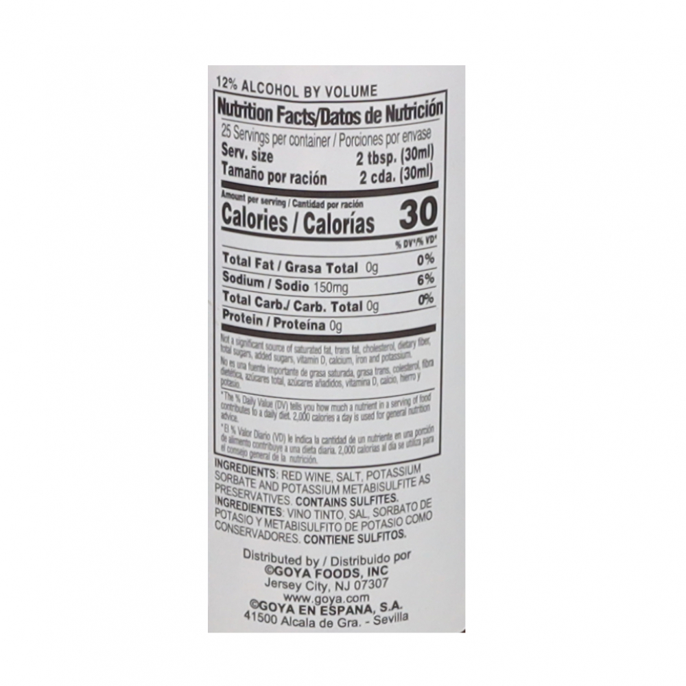 Vino tinto de cocinar La Viña (750 ml) - Miniatura 2
