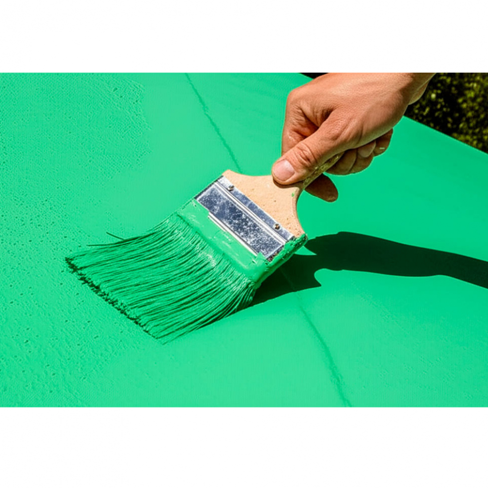 Impermeabilizante verde a base de resina elastomérica Newkim (20 kg / 44 lb) - Miniatura 2