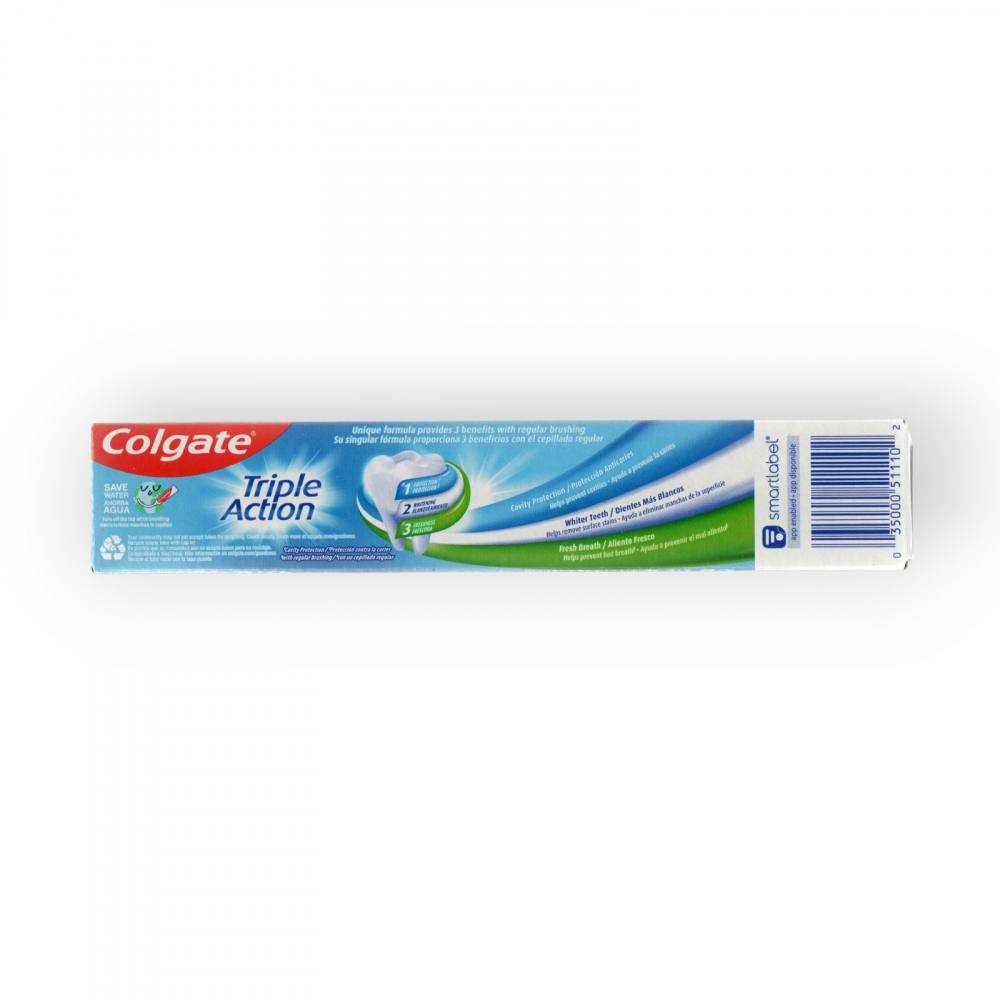 Pasta dental Triple Action Colgate (70 g / 2.5 oz) - Miniatura 2