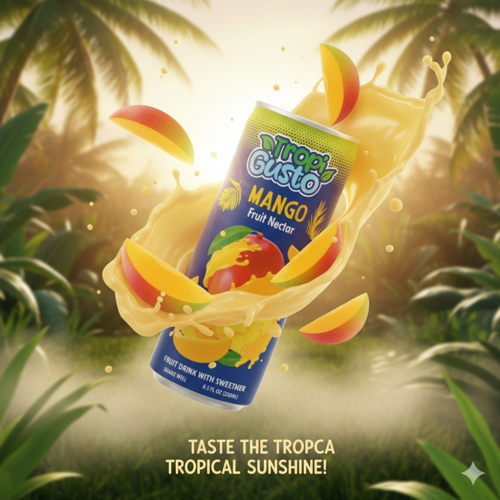 Néctar de fruta sabor mango Tropi Gusto (12 x 250 ml) - Miniatura 4