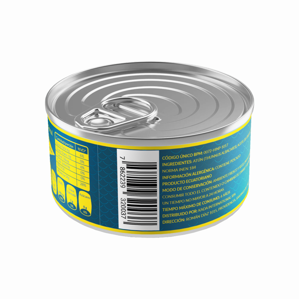 Atún en lomitos en aceite vegetal Kada (160 g / 5.6 oz) - Miniatura 2